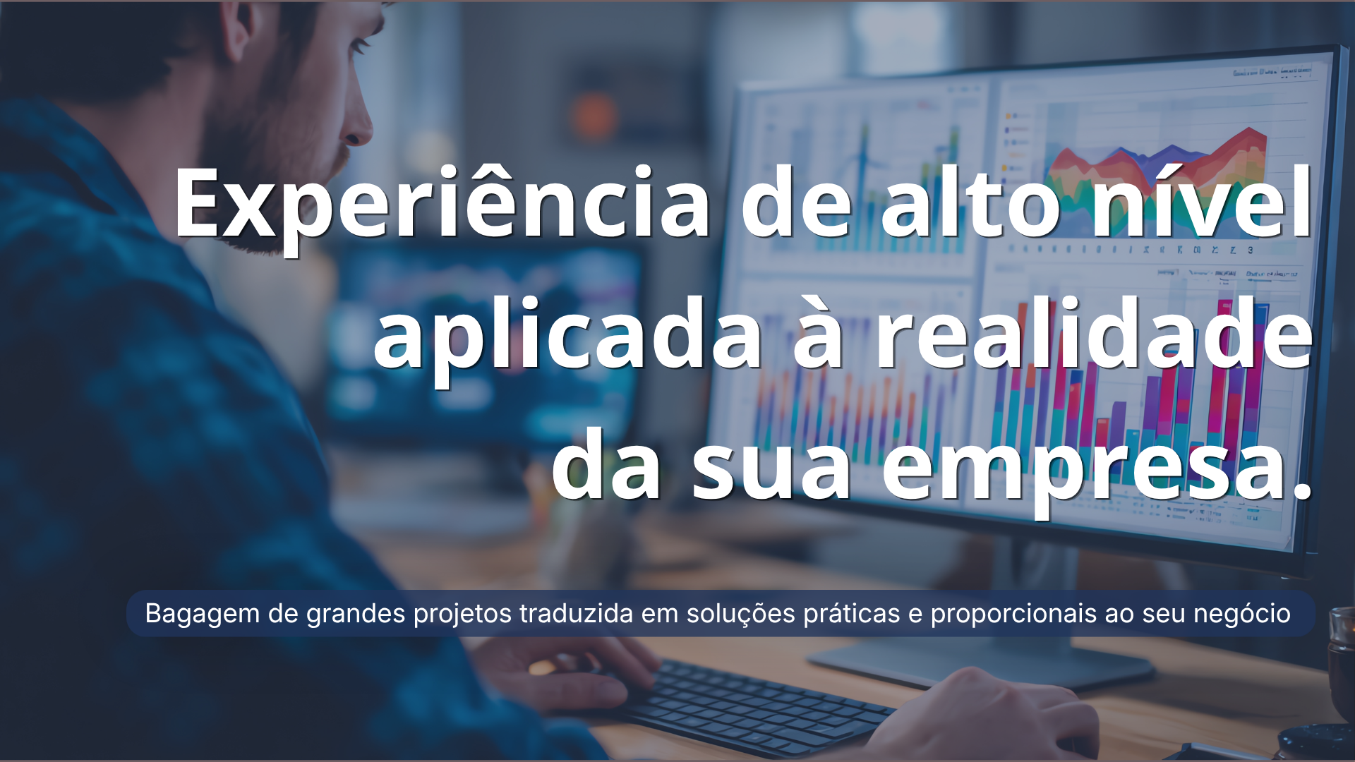 Segunda arte institucional da G2C Tecnologia no carrossel principal.