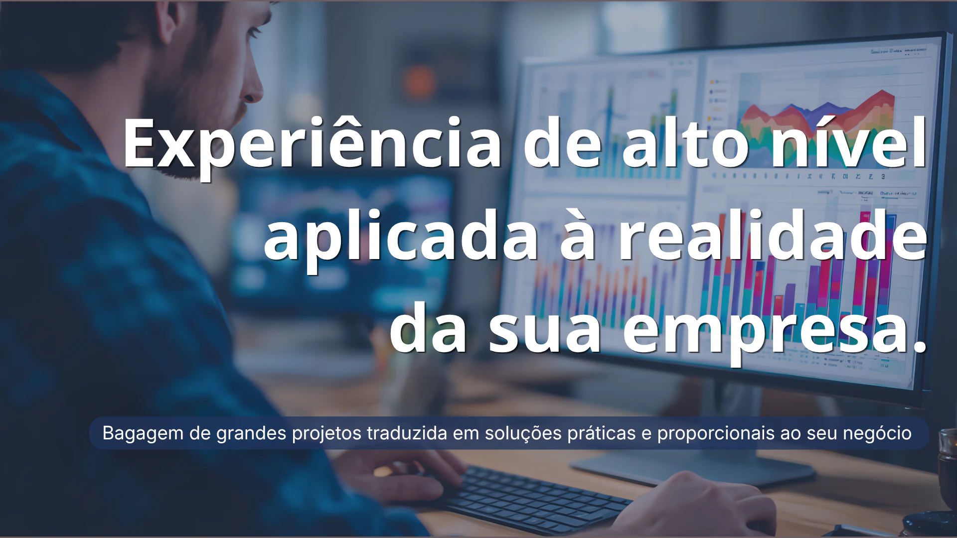 Segunda arte institucional da G2C Tecnologia no carrossel principal.