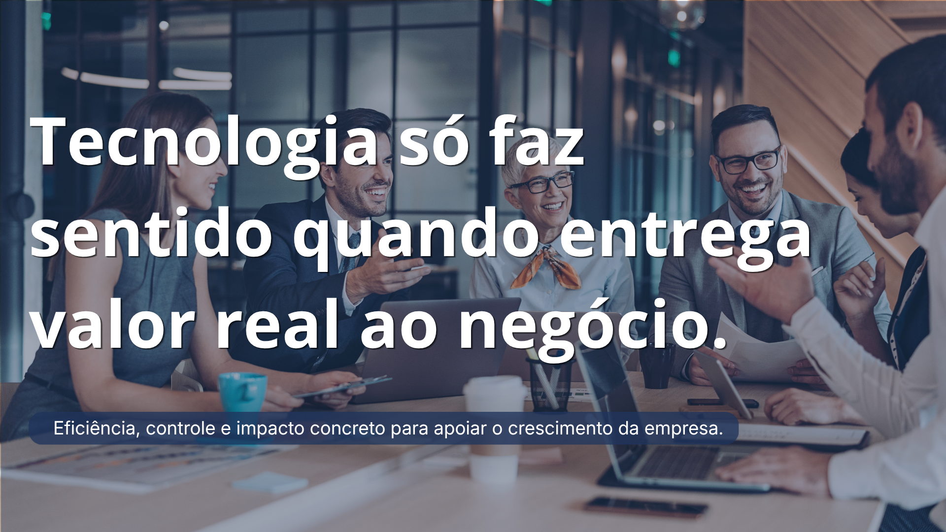 Terceira arte institucional da G2C Tecnologia no carrossel principal.