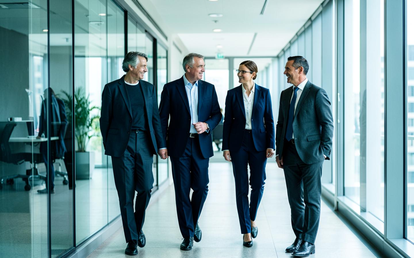Ambiente corporativo brasileiro com equipe de tecnologia em reunião