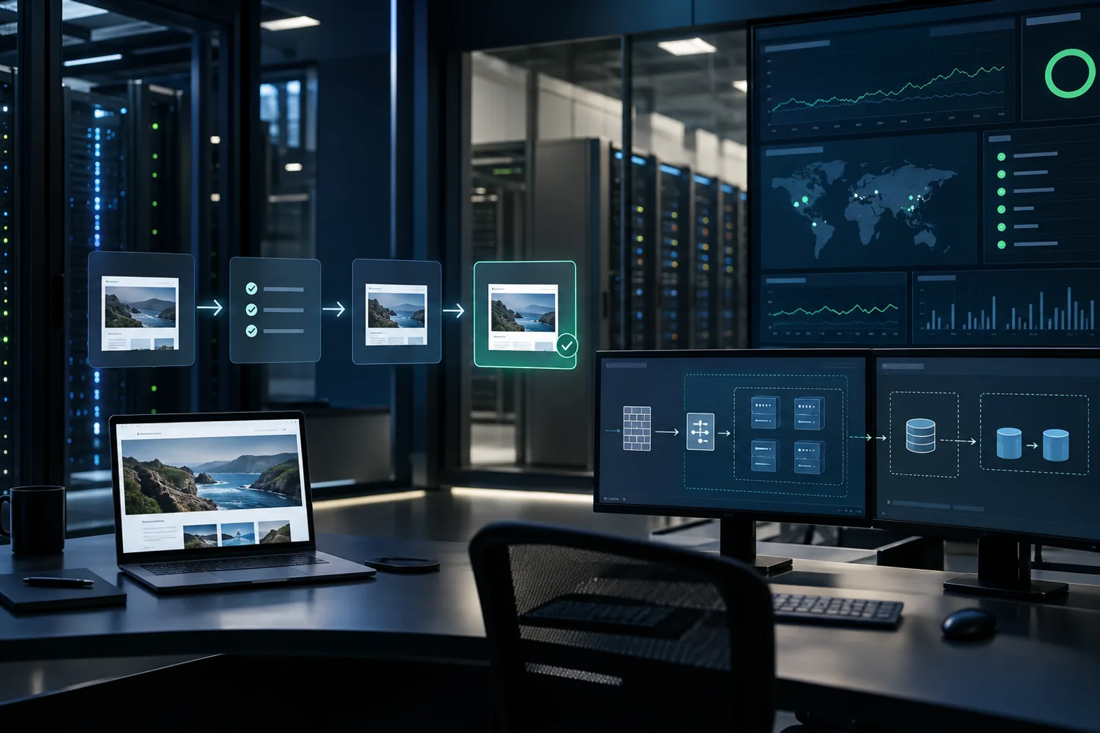 Aplicação web migrada para uma infraestrutura cloud segregada e monitorada